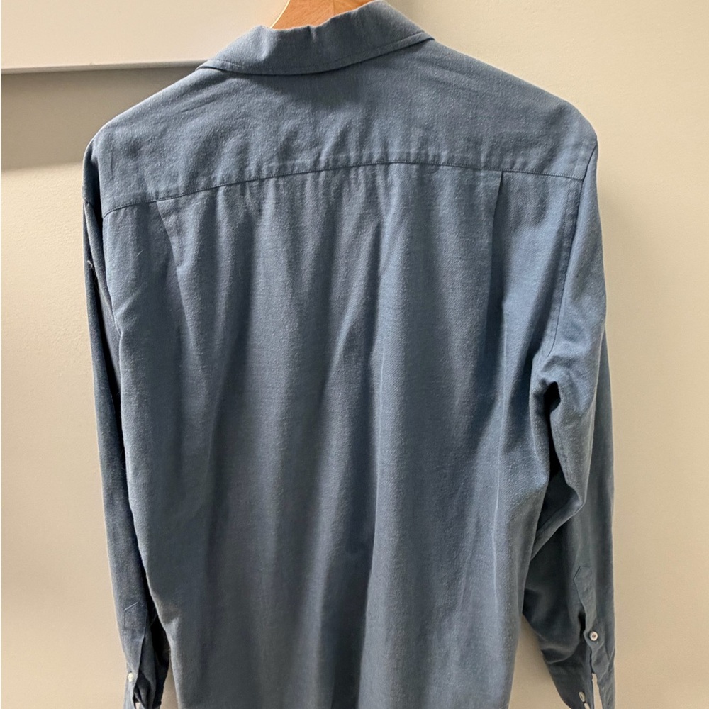 Loro Piana Light Blue cotton shirt